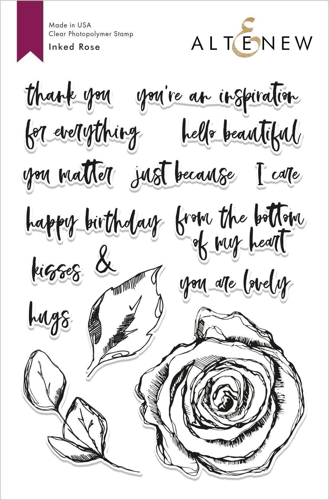 altenew-inked-rose-stempelset-rosen-skizze-6x8 image 1
