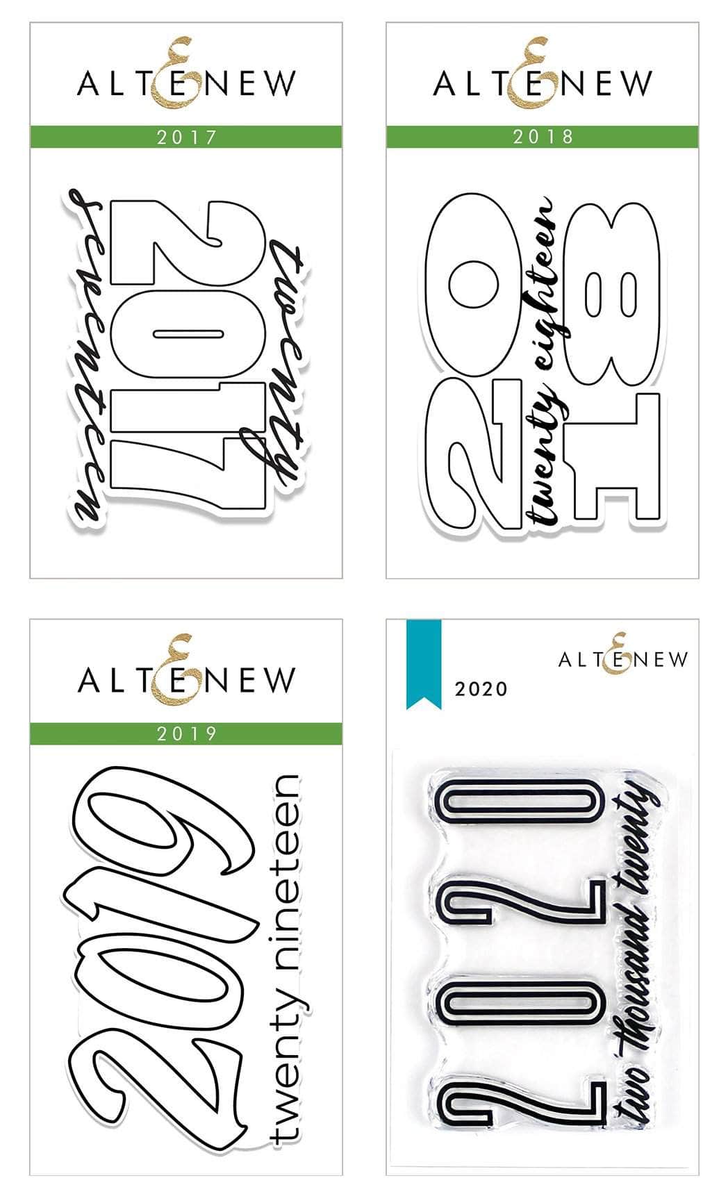 altenew-yearly-memories-stempel-bundle-2017-2020 image 1
