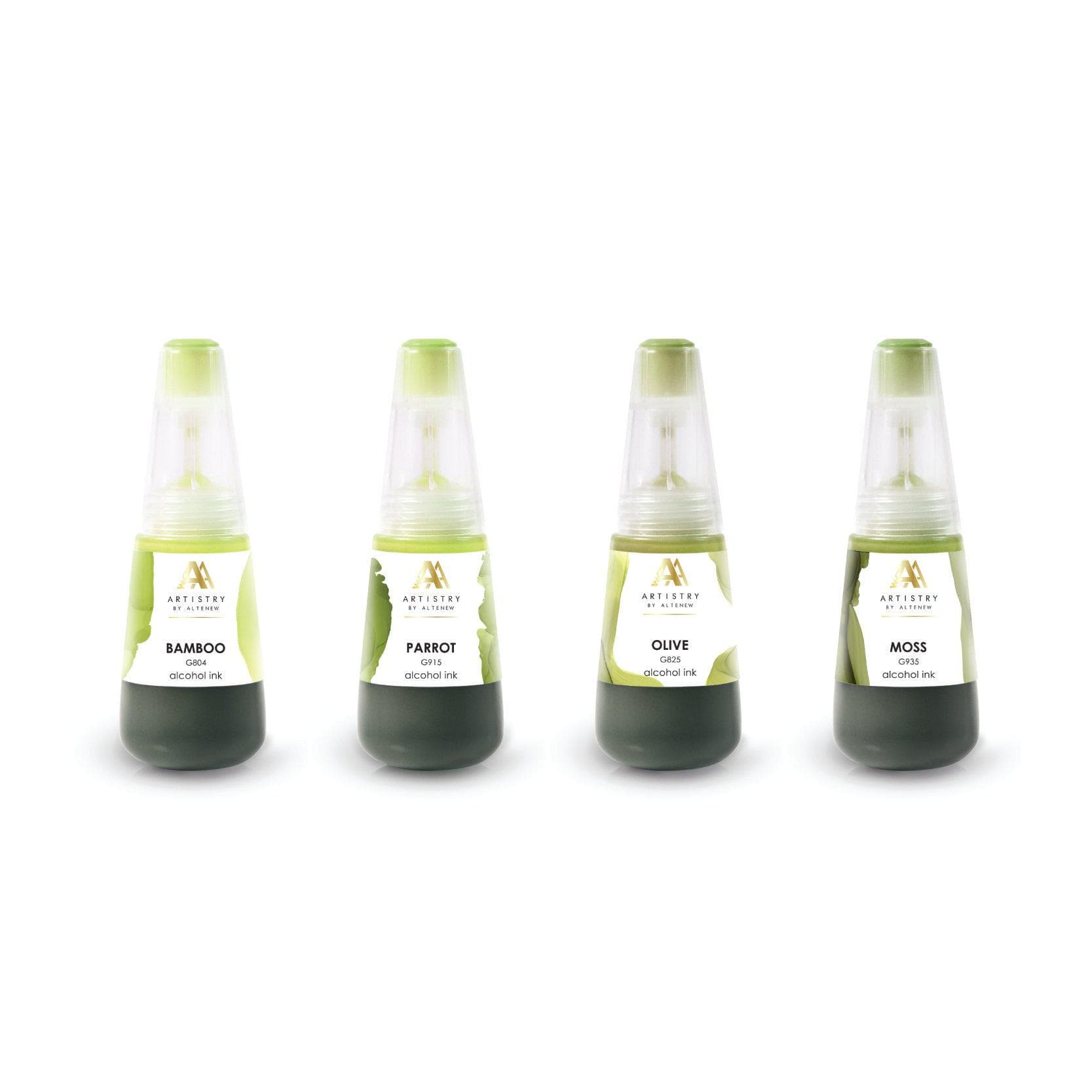 altenew-tropical-forest-alcohol-ink-bundle-gr-n-4tlg image 1
