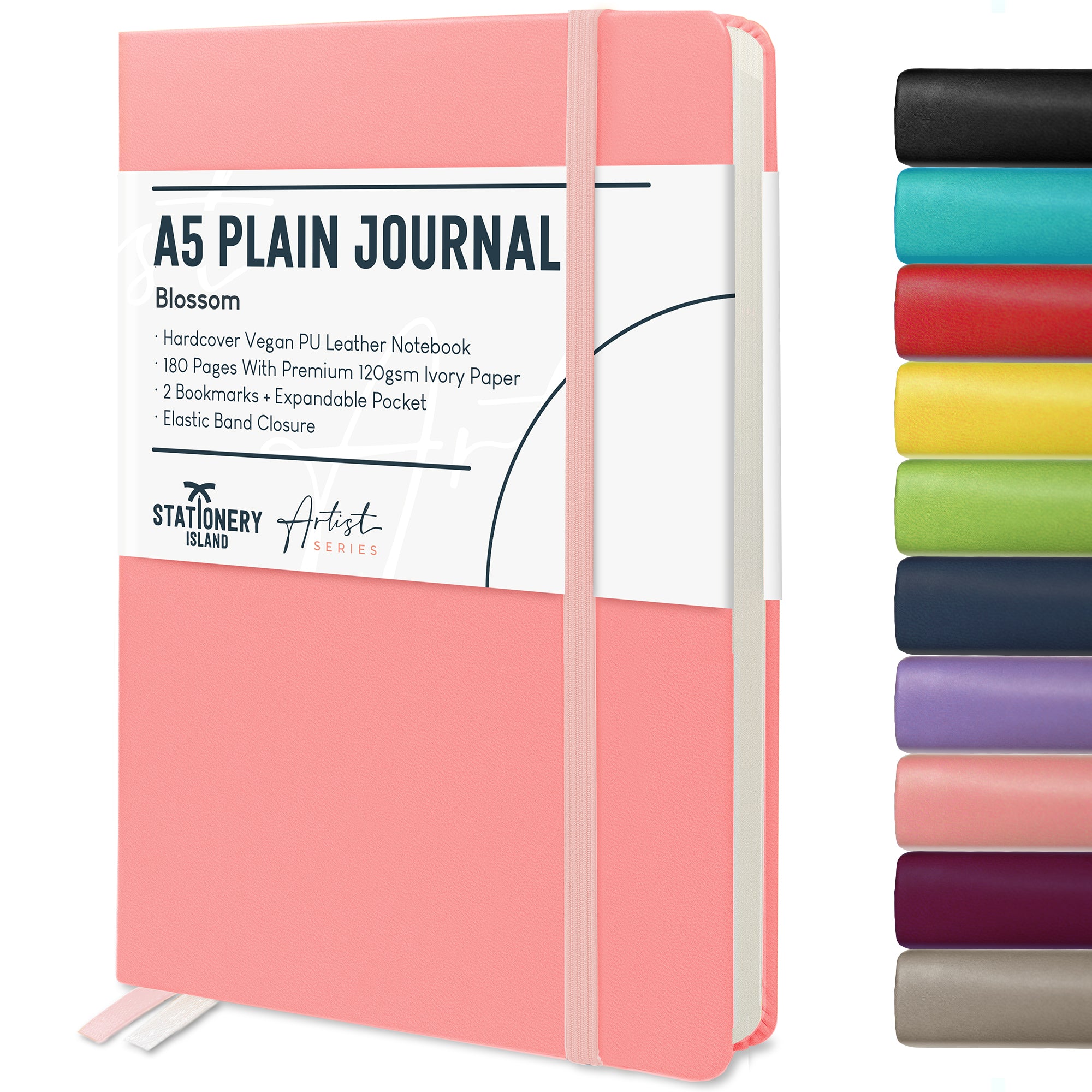 stationery-island-journals-a5-skizzenbuch-blanko-schwarz-180-s image 5