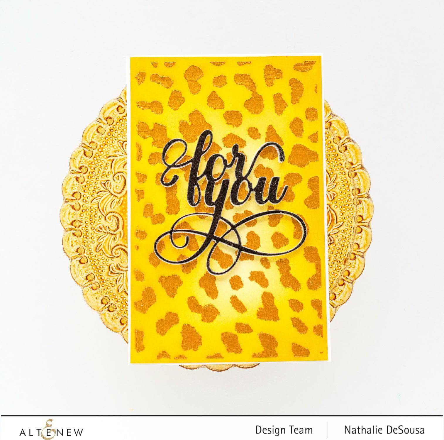 altenew-wild-leopard-stencil-schablone-6x6-tiermuster image 3