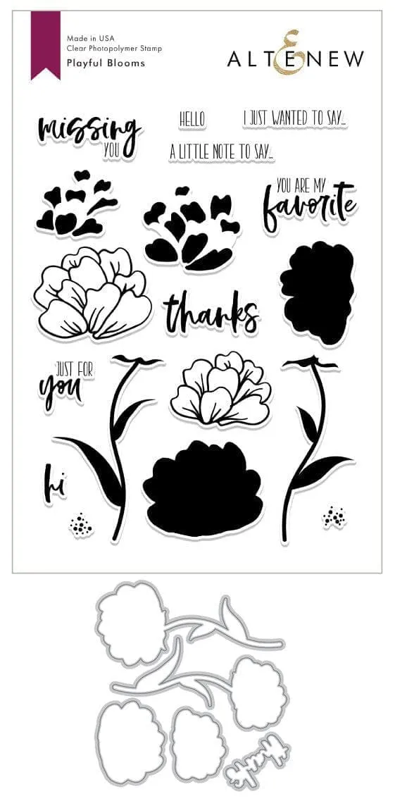 altenew-playful-blooms-stempel-stanzen-set-blumen image 1