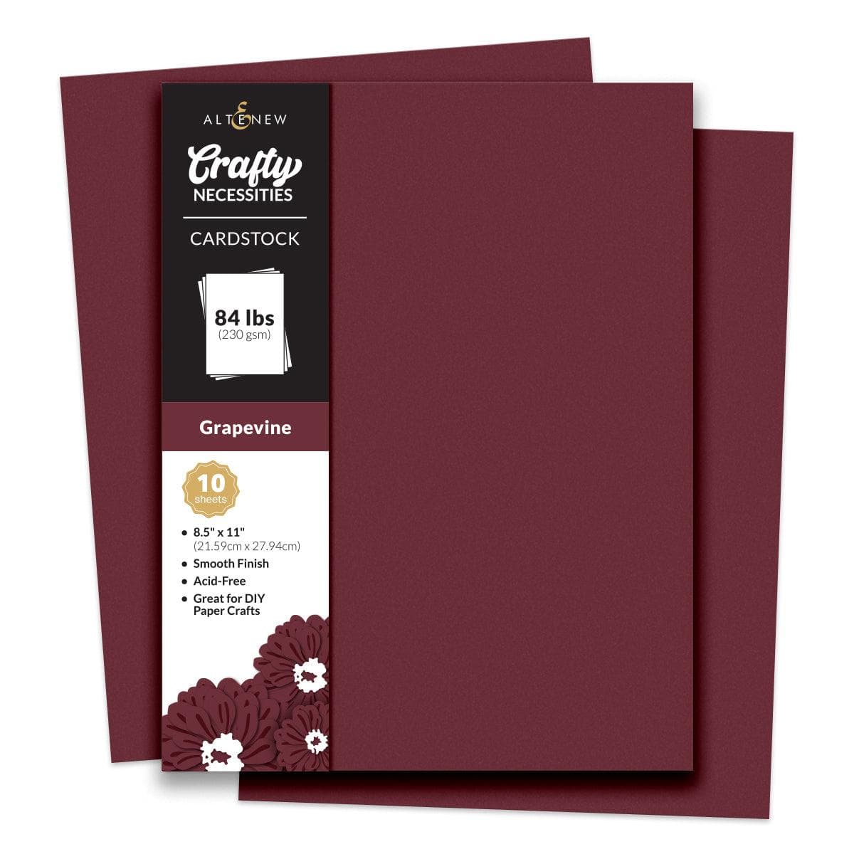 altenew-grapevine-cardstock-tonkarton-bordeaux-10-bogen image 6