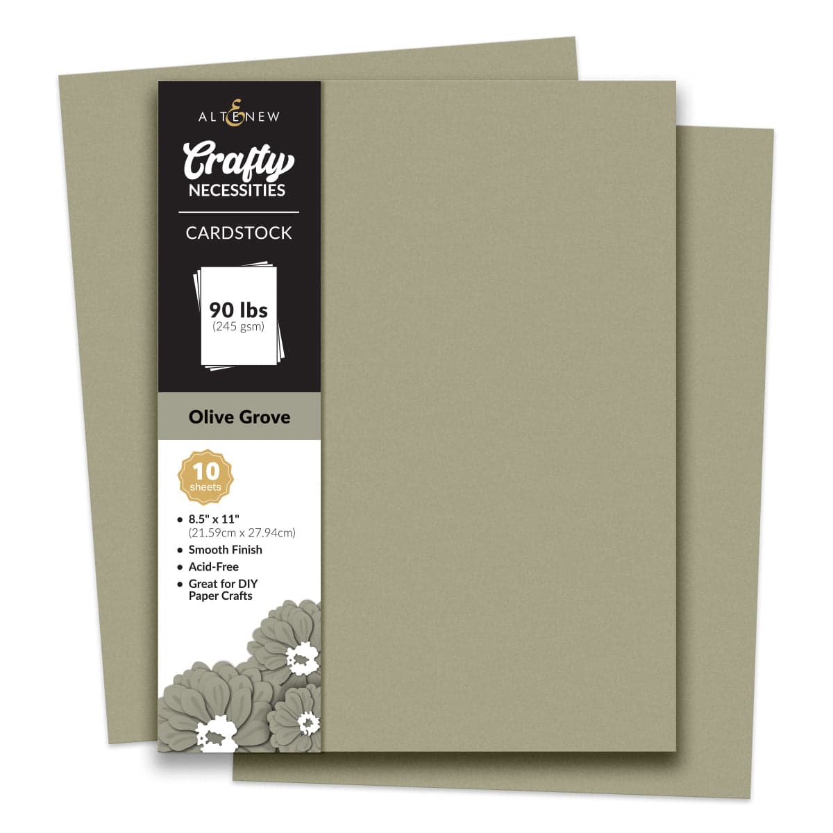 altenew-crafty-necessities-olive-grove-cardstock-10-blatt-gr-n image 5