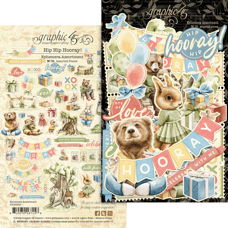 graphic-45-hip-hip-hooray-album-kit-atc-box-geburtstag image 8