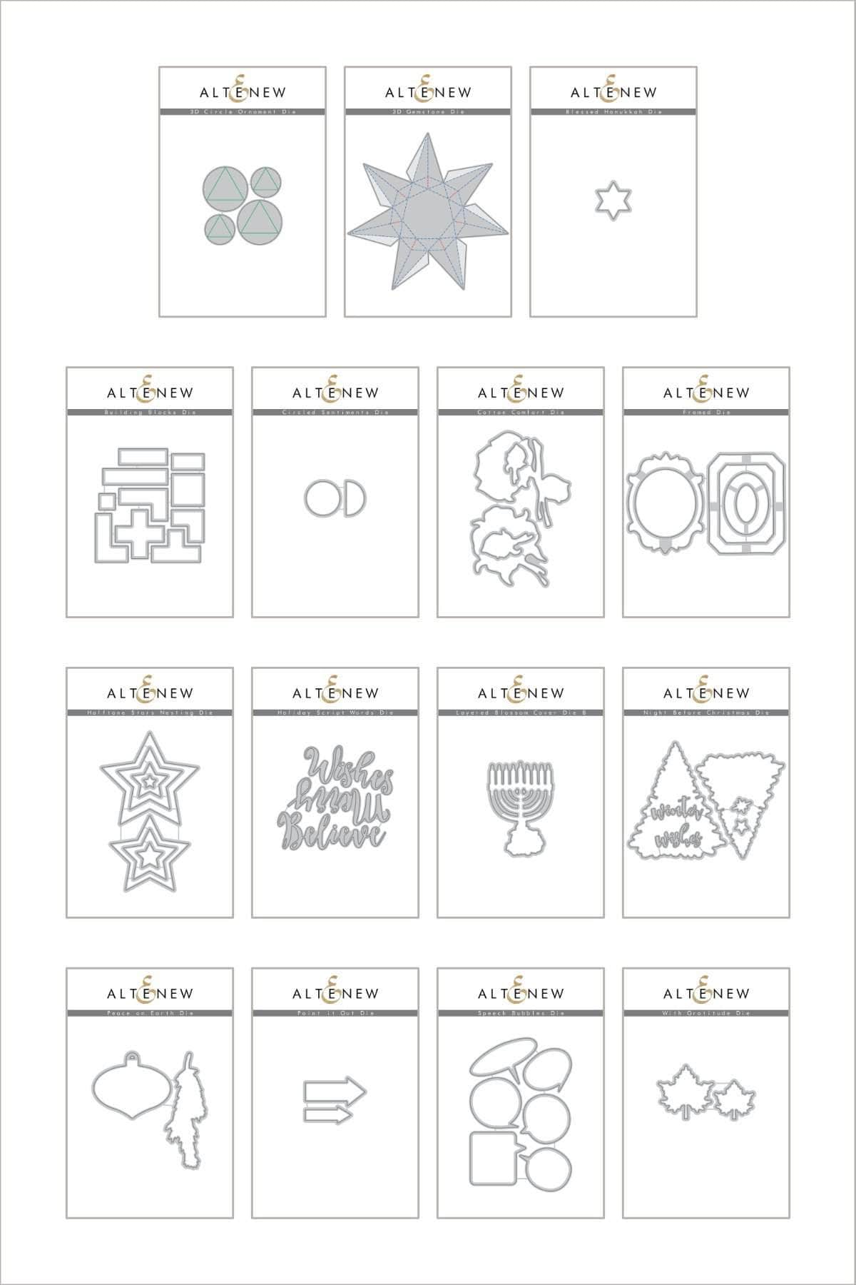 altenew-tis-the-season-stanz-bundle-15tlg-weihnachten image 1
