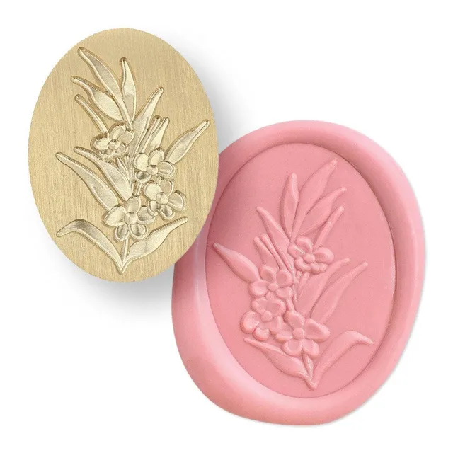 altenew-painted-grass-wax-seal-stamp-siegelstempel-2-5-x-3-3-cm image 1