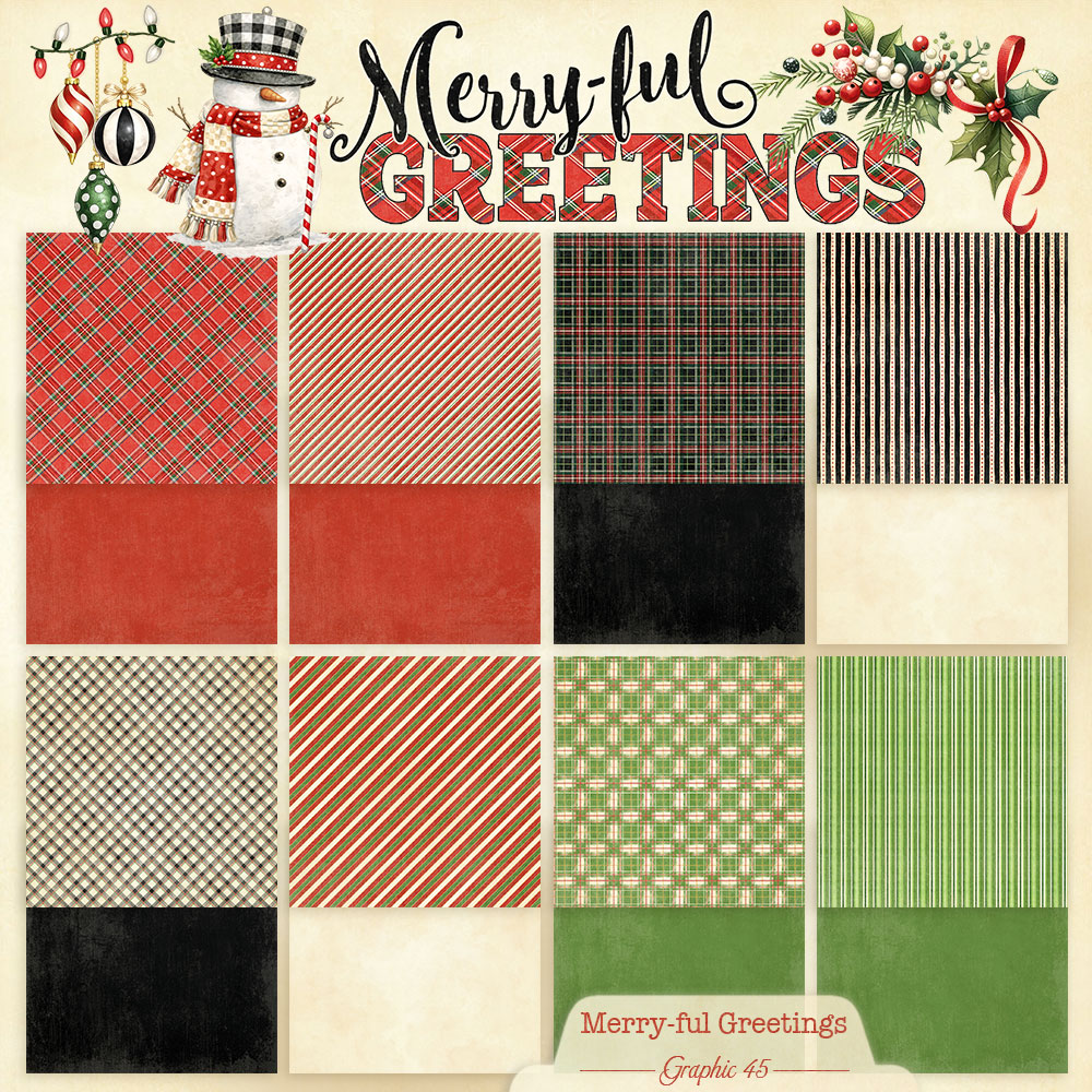 graphic-45-merry-ful-greetings-12x12-plaids-stripes-weihnachten image 2