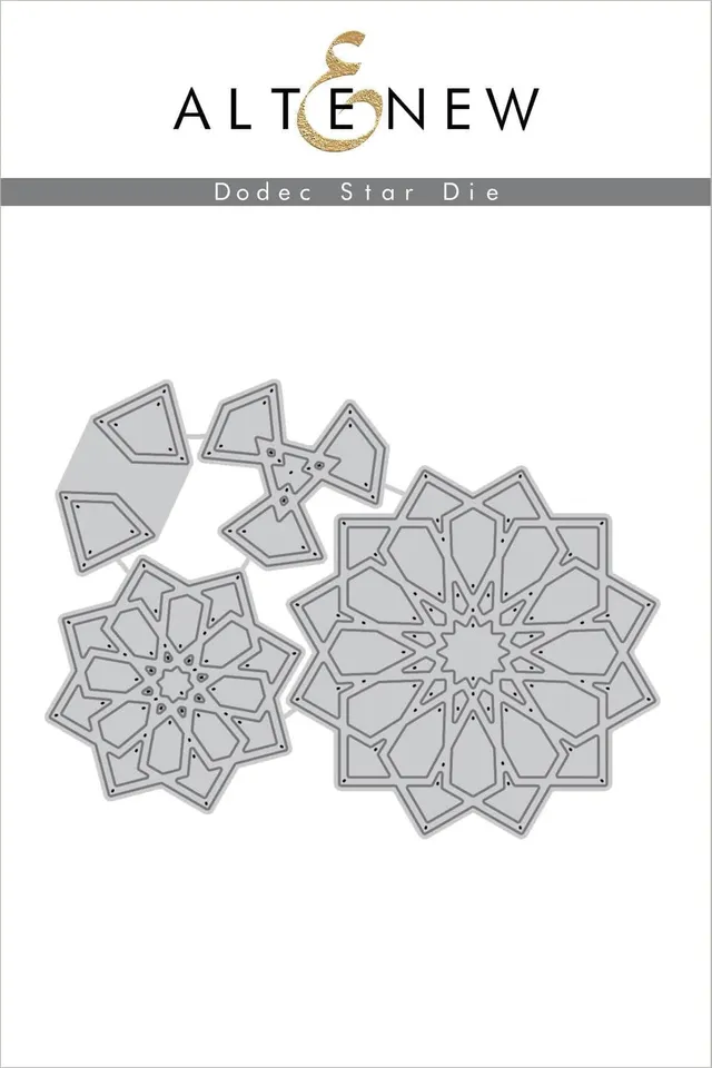 altenew-dodec-star-stanzset-geometrisch-4-teilig image 1