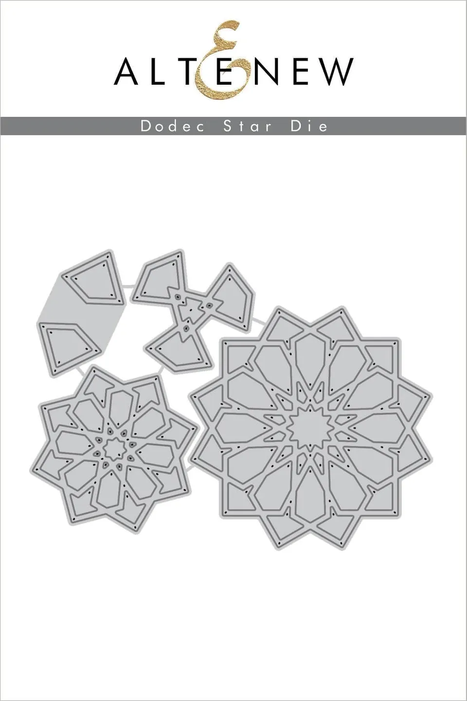 altenew-dodec-star-stanzset-geometrisch-4-teilig image 1