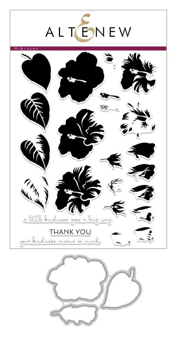 altenew-build-a-flower-hibiscus-stempel-stanzen-set-blumen image 1