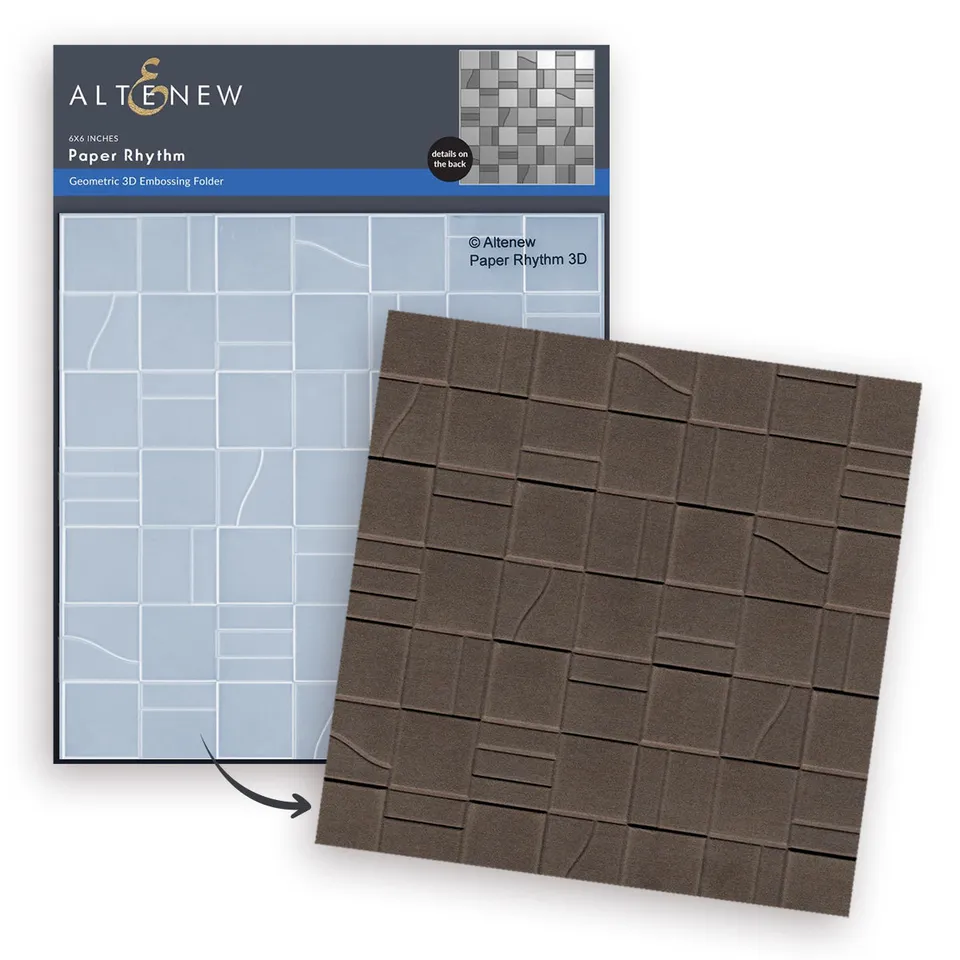 altenew-paper-rhythm-3d-pr-gefolder-geometrisch-6x6 image 1