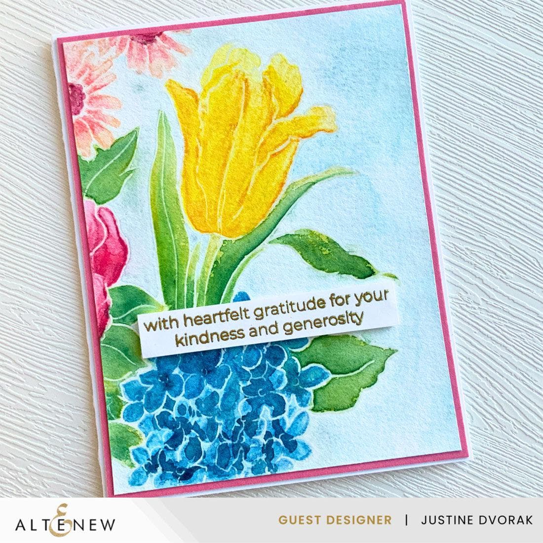 altenew-one-happy-bouquet-stempelset-blumen-6x8 image 8