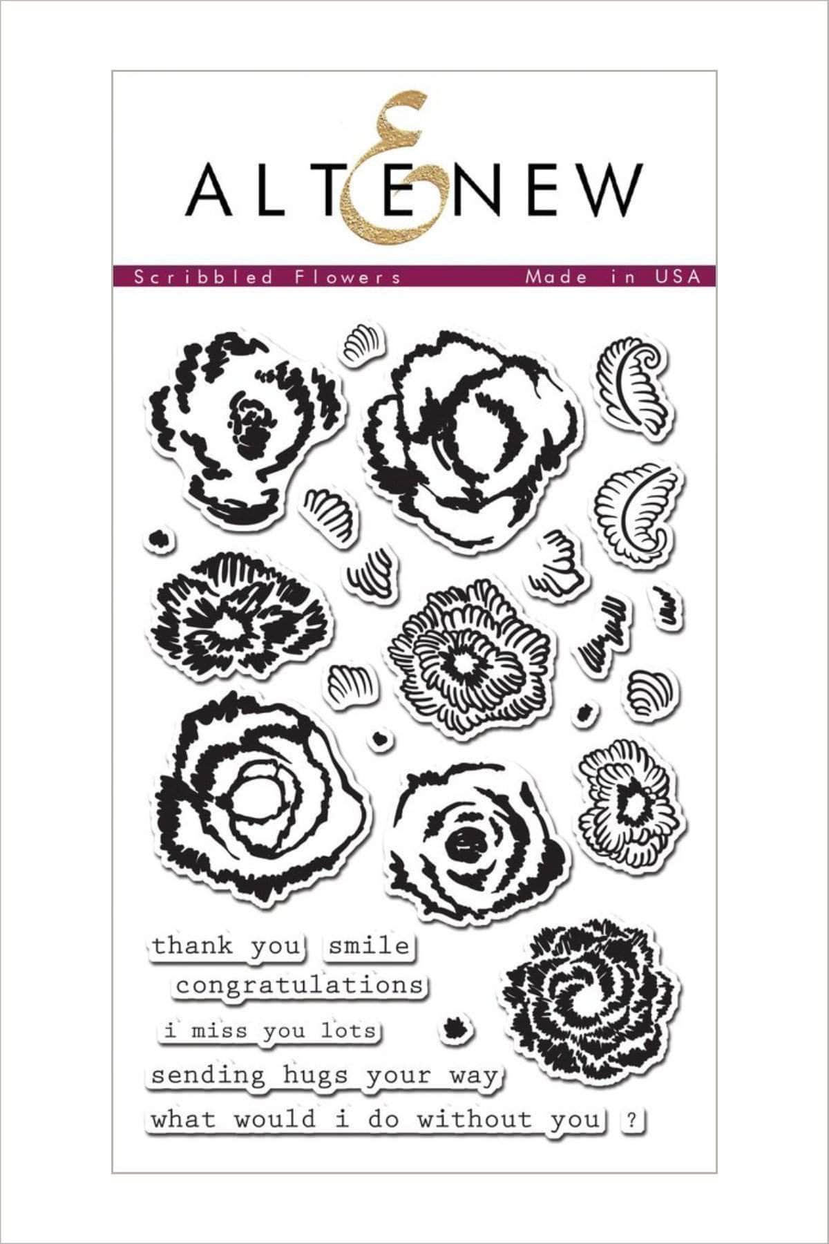 altenew-scribbled-flowers-stempel-stanzen-blumen-set image 7