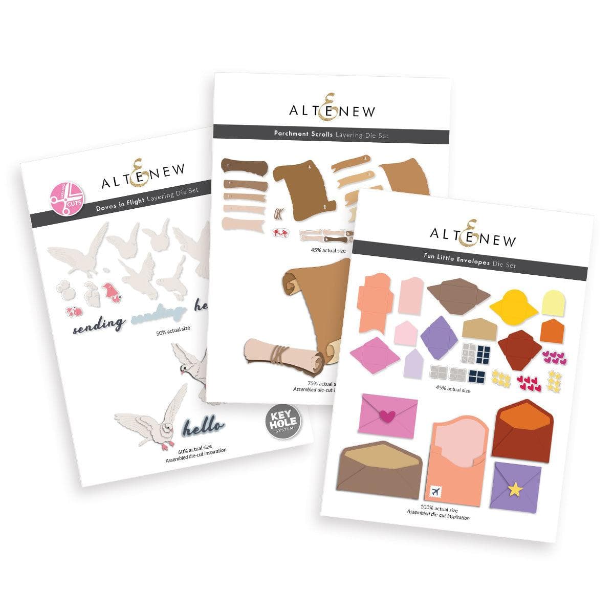 altenew-sealed-with-love-stanzschablonen-bundle-3-sets image 1