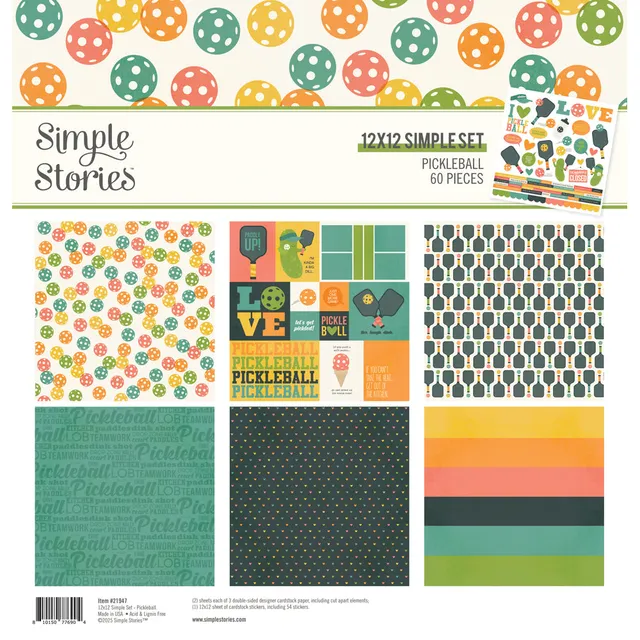 simple-stories-pickleball-simple-set-page-piece-sport-set image 1