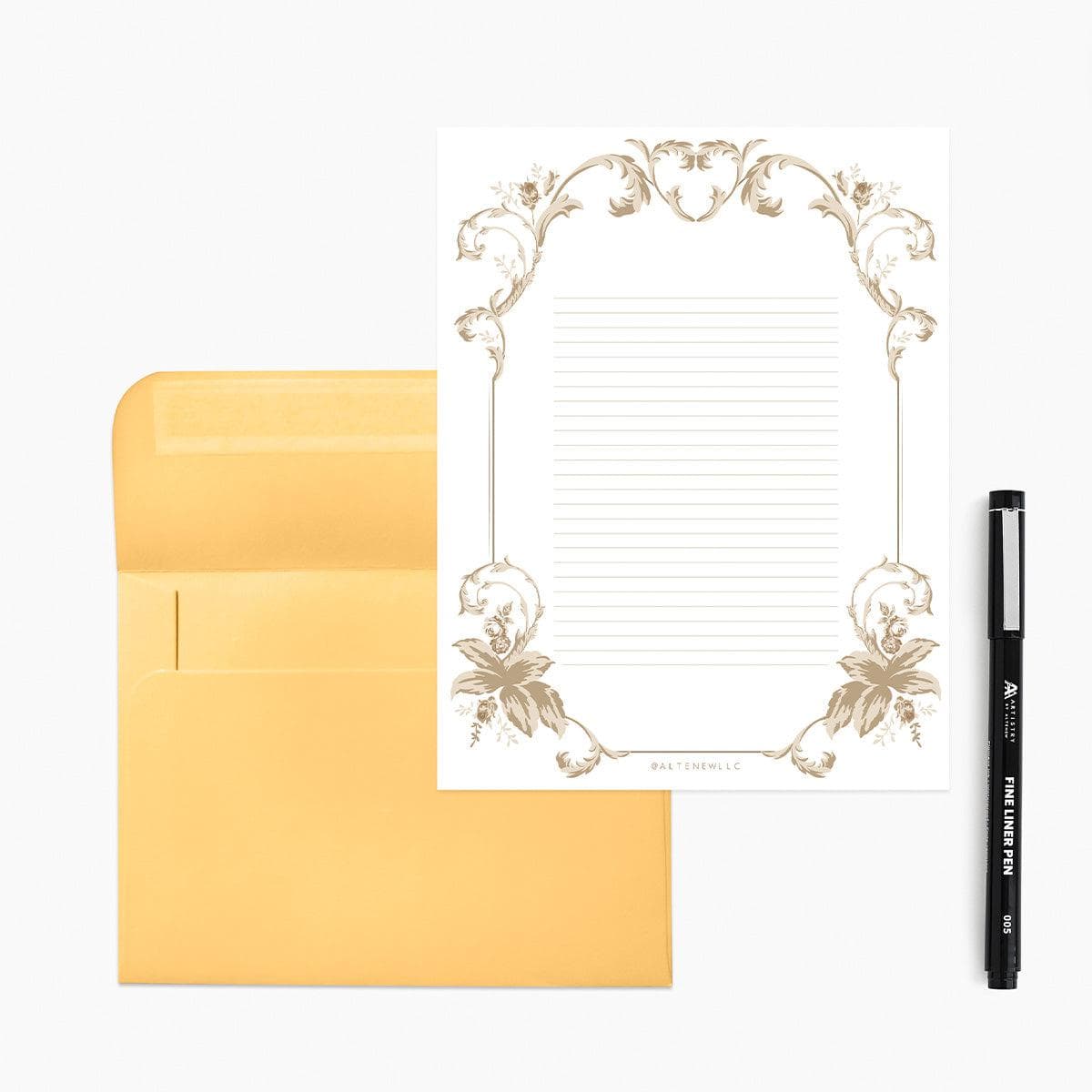 altenew-printable-bordered-stationery-briefpapier-pdf image 5