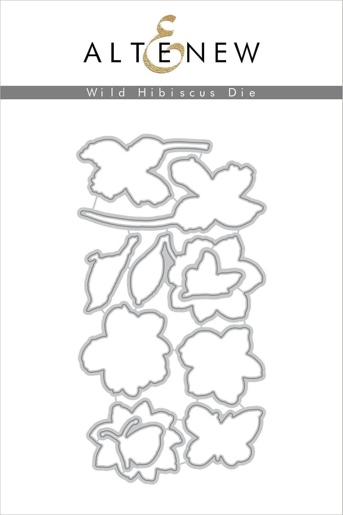 altenew-wild-hibiscus-die-set-stanzen-hibiskus-10-teilig image 1