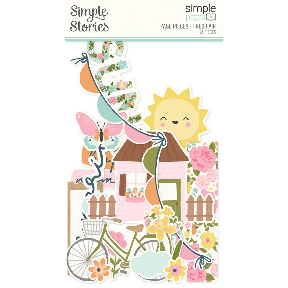 simple-stories-fresh-air-page-pieces-18-die-cuts image 1