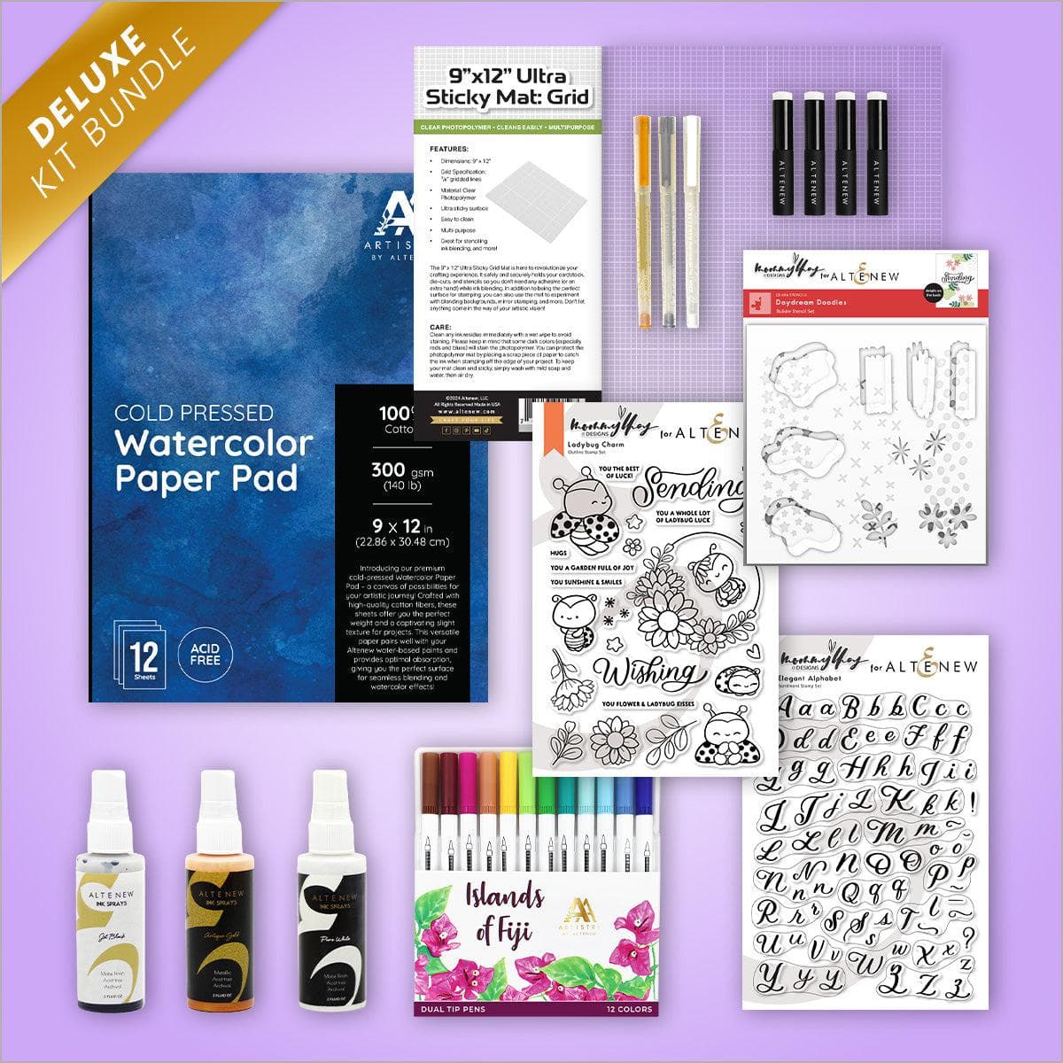 altenew-tools-artful-brush-lettering-deluxe-kit-lhey-ralston image 3