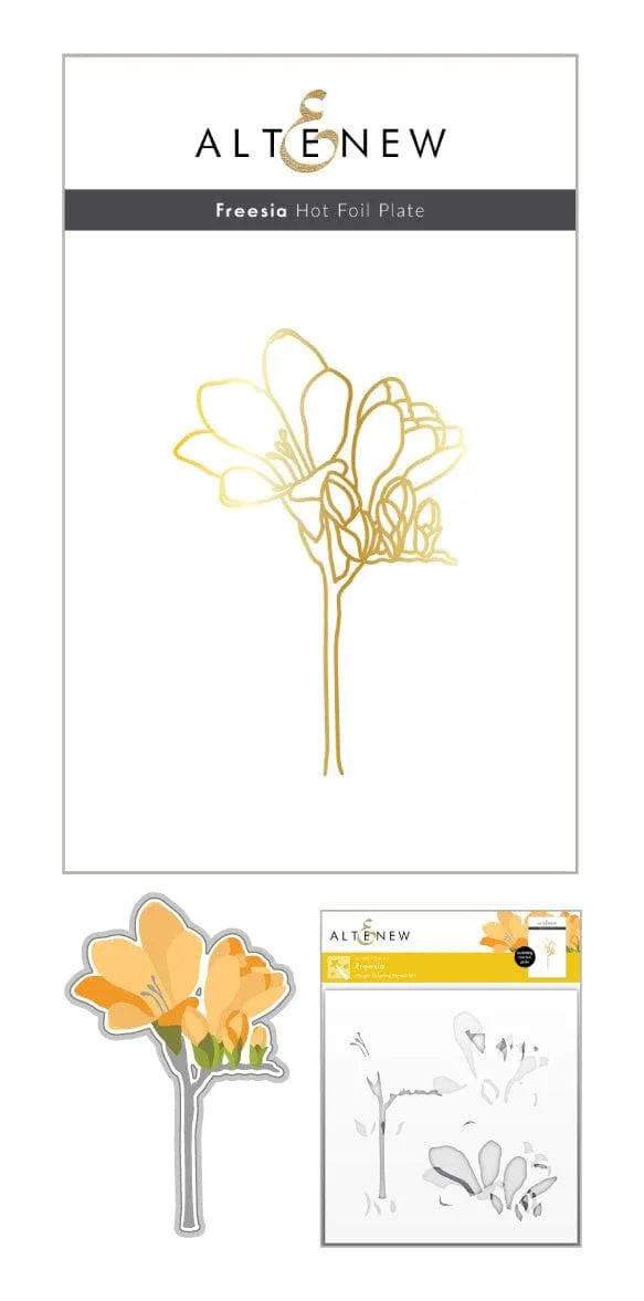 altenew-freesia-complete-bundle-press-plate-stanze-schablone image 1