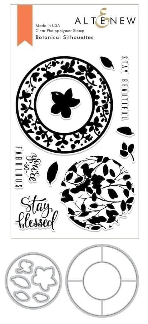 altenew-botanical-silhouettes-stempel-stanzen-set-floral-10-teilig image 1