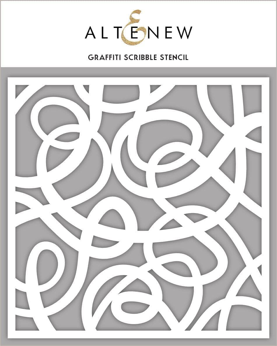 altenew-graffiti-scribble-schablone-15x15-cm-hintergrund image 1