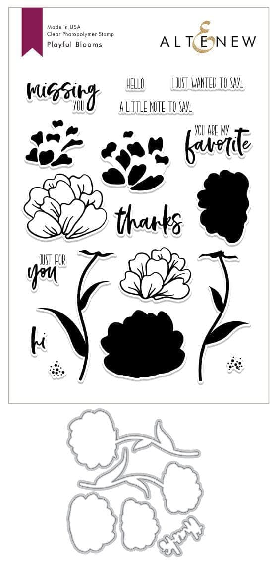 altenew-playful-blooms-stempel-stanzen-set-blumen image 1