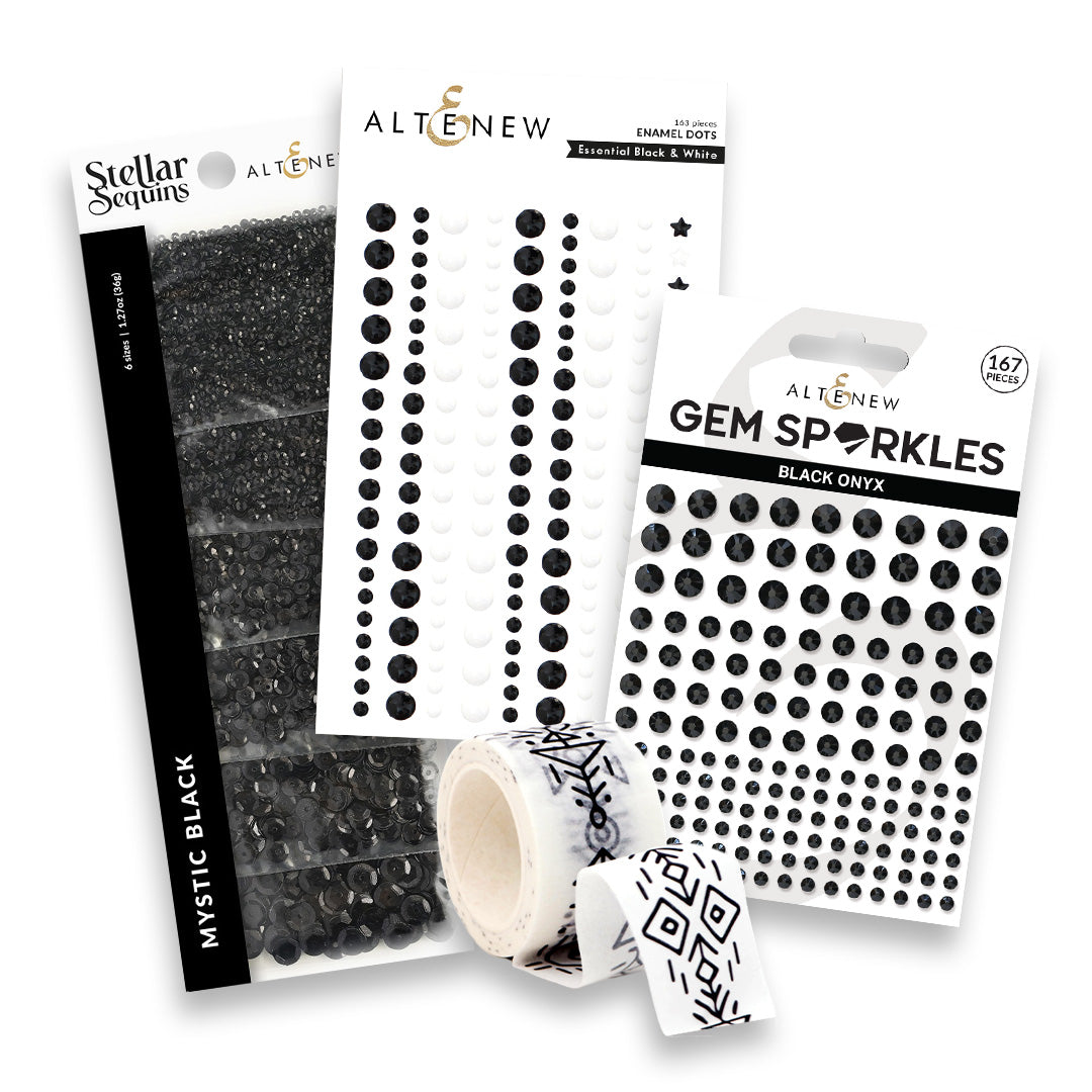 altenew-mix-and-match-embellishment-bundle-schwarz-deko-set image 1