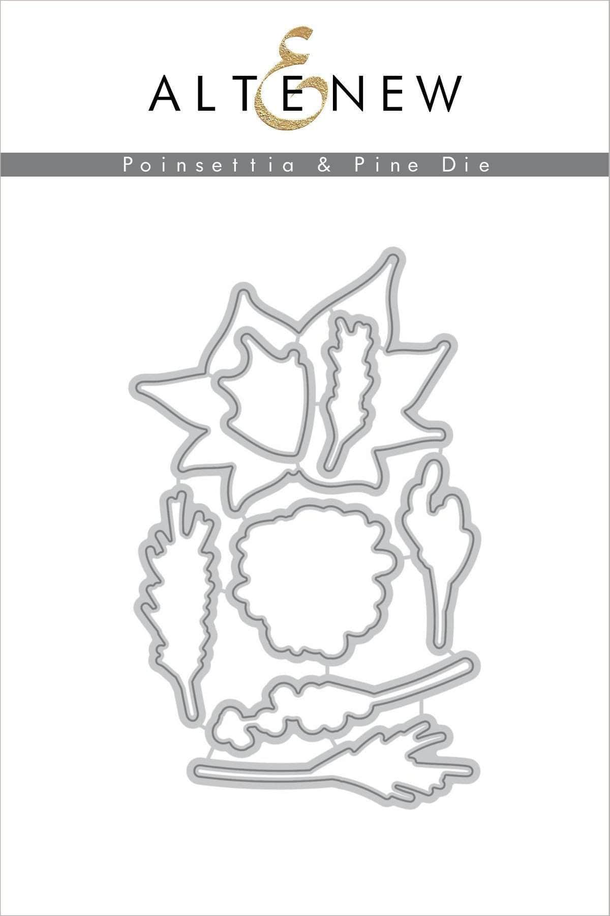 altenew-poinsettia-pine-dieset-stanzformen-8tlg image 1