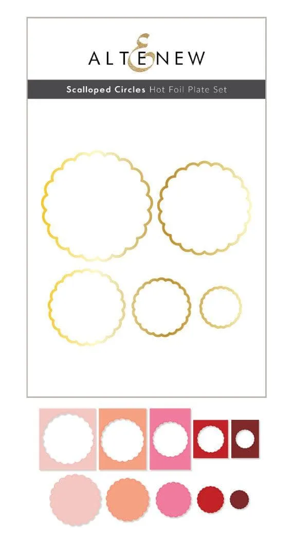 altenew-scalloped-circles-komplett-bundle-folienplatte-stanze image 1