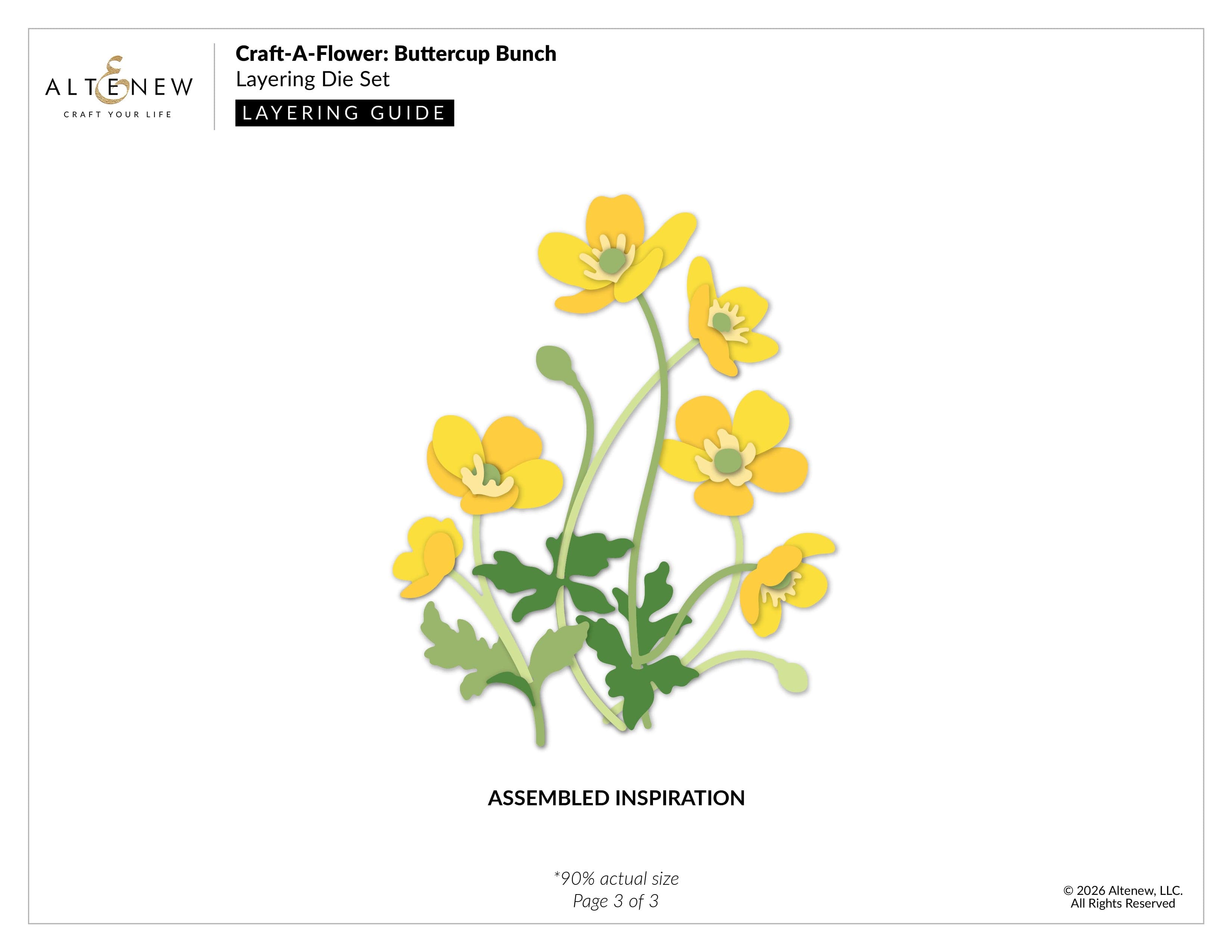 altenew-craft-a-flower-buttercup-bunch-stanzen-set image 5