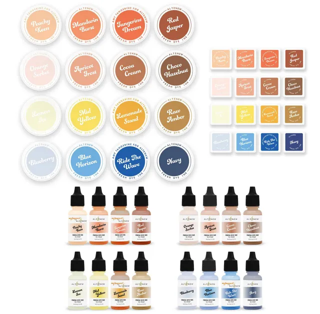 altenew-summertime-shades-fresh-dye-ink-bundle-16-farben-komplett image 1