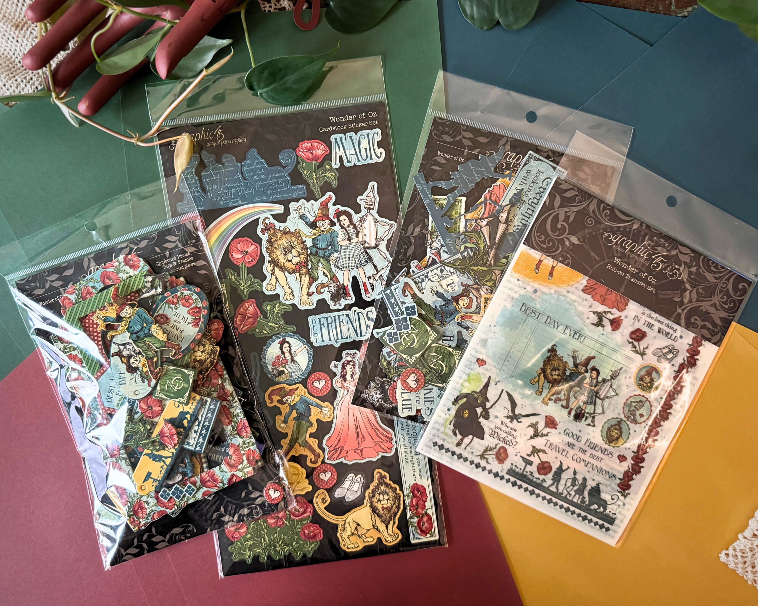 graphic-45-wonder-of-oz-chipboard-tags-frames image 4