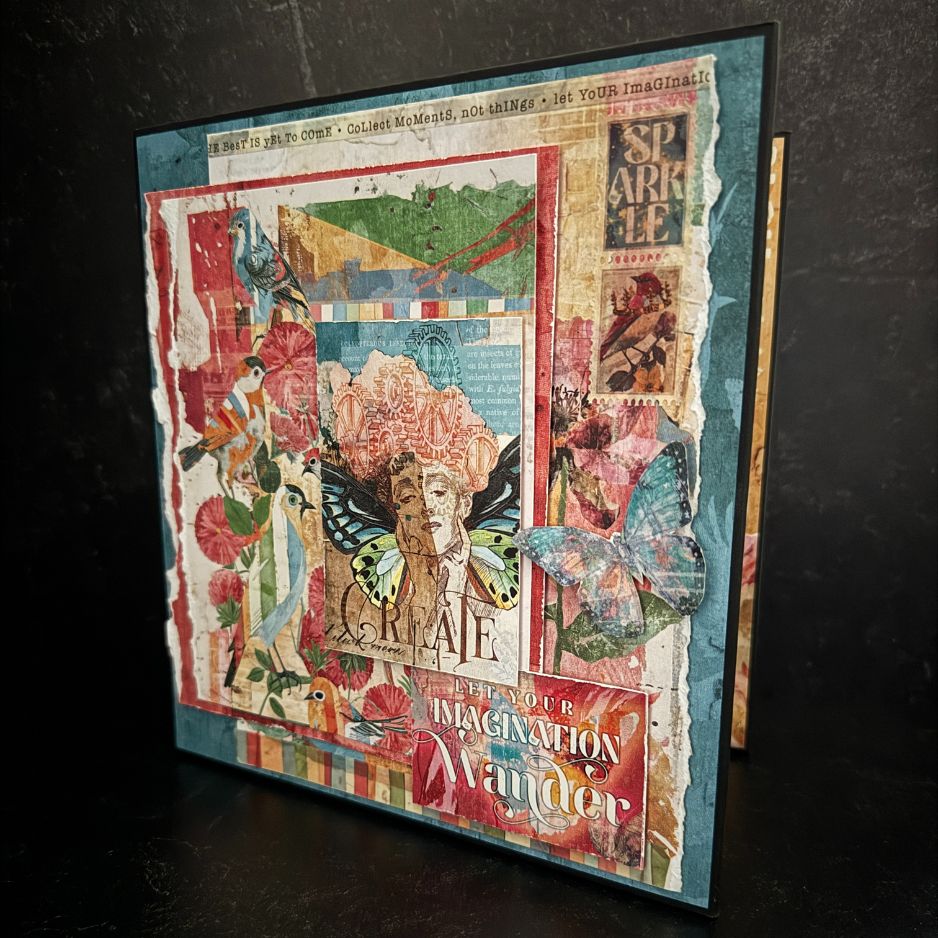 graphic-45-journaling-through-time-album-kit-bastelalbum-schwarz image 3