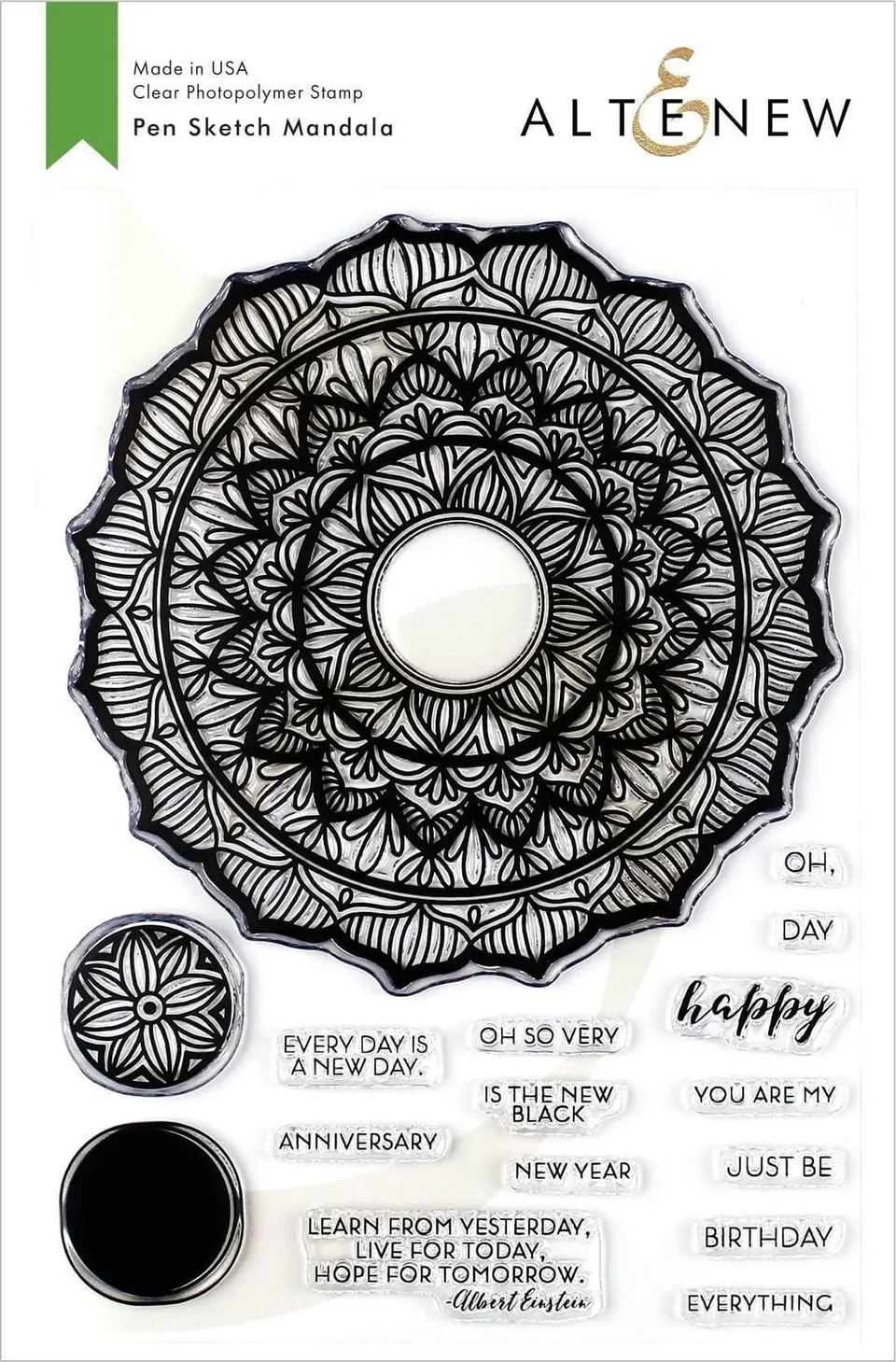 altenew-pen-sketch-mandala-stempelset-clear-6x8-zoll image 1