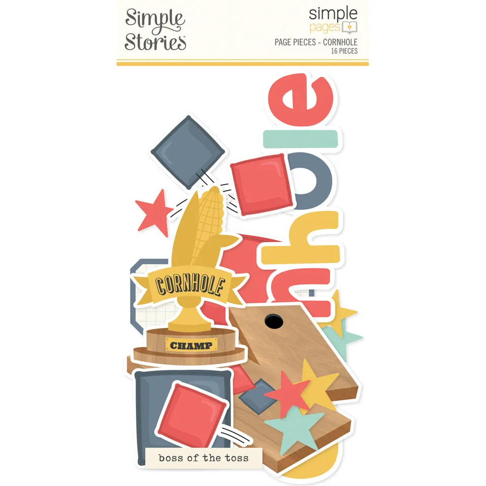 simple-stories-simple-pages-cornhole-stanzteile-16-teile image 1