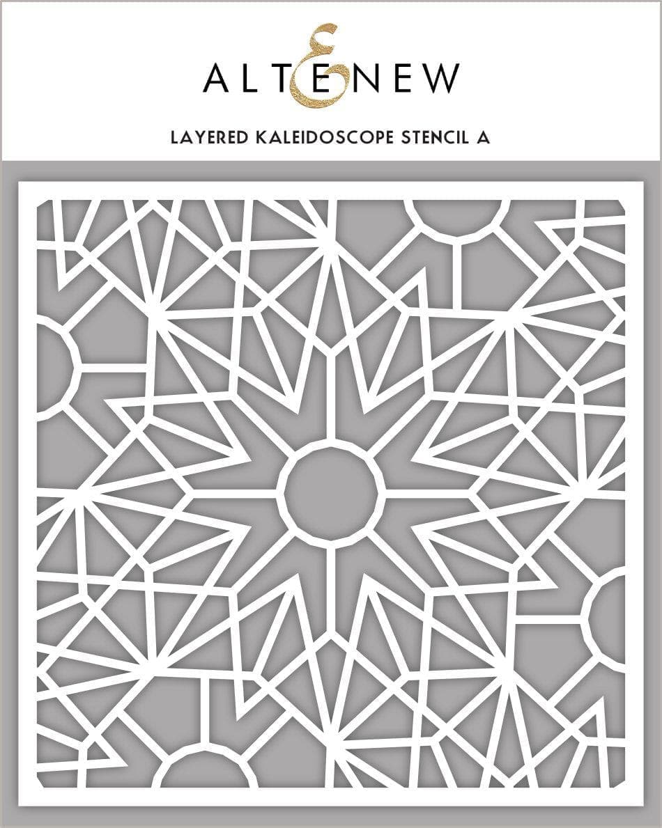 altenew-layered-kaleidoscope-a-schablone-6x6-zoll-geometrisch image 1