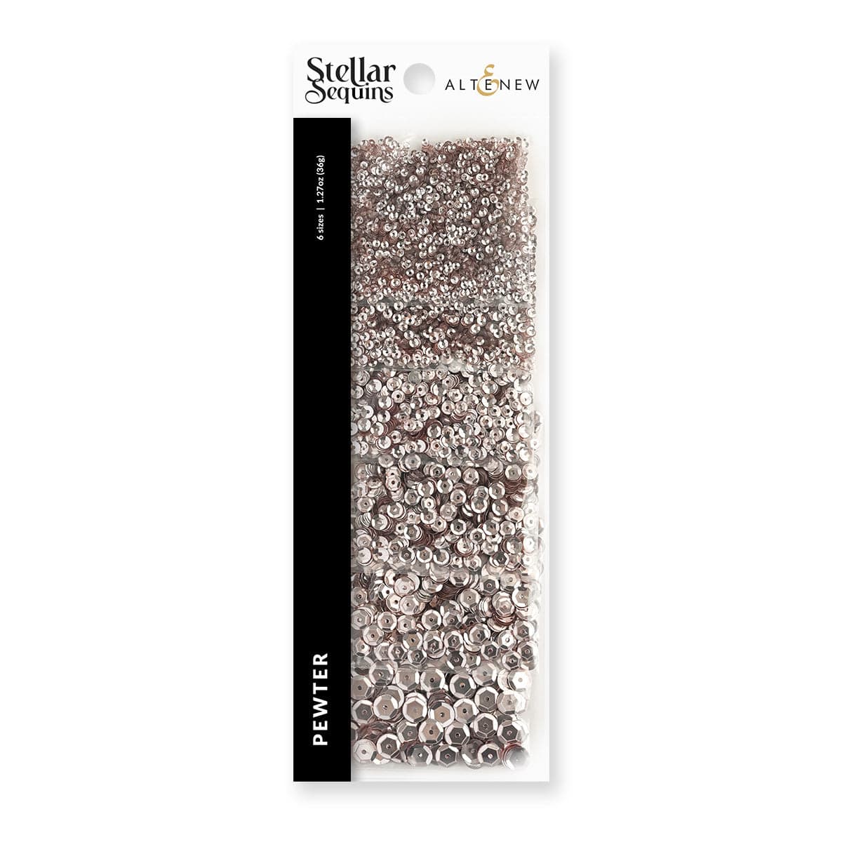 altenew-embellishments-stellar-sequins-pailletten-pewter-grau image 6