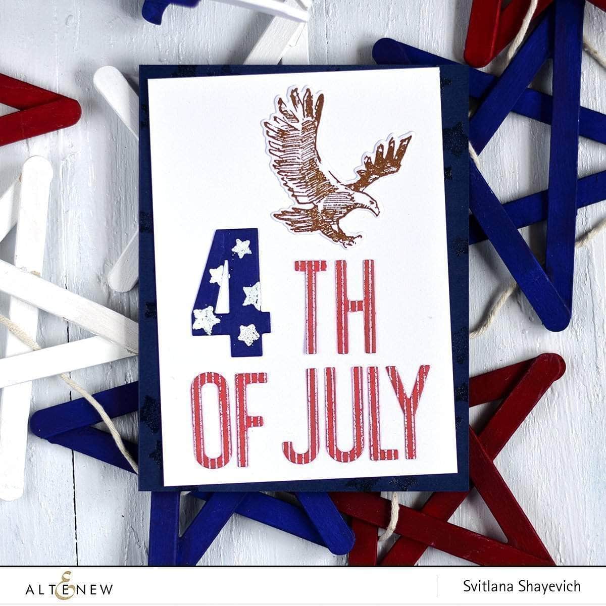 altenew-land-of-the-free-stempelset-adler-patriotisch-6x8 image 6