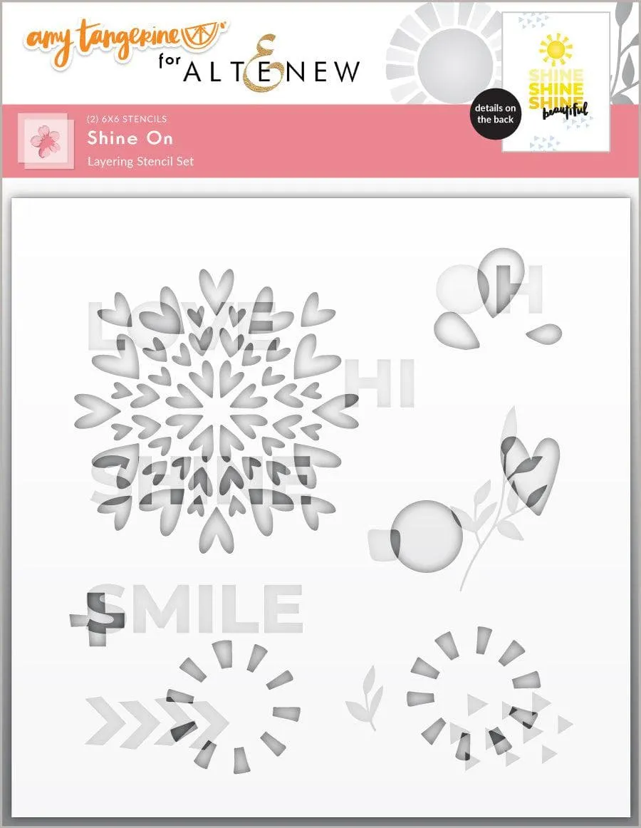altenew-shine-on-stencil-set-schablone-6x6-2-teilig-layering image 1
