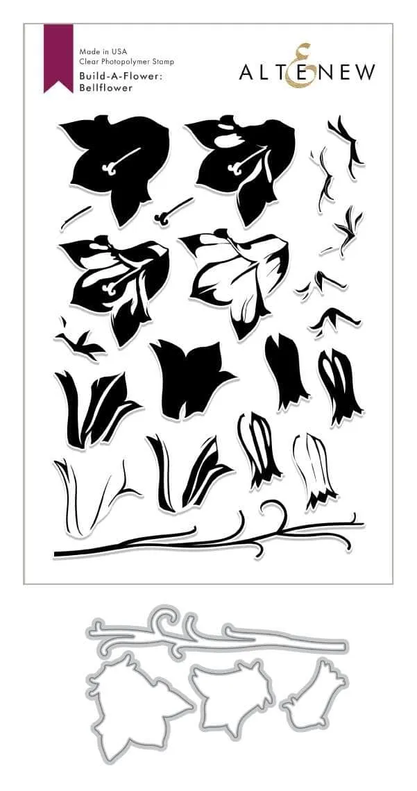 altenew-build-a-flower-bellflower-stempelset-mit-dies image 1