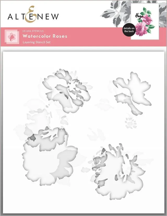 altenew-watercolor-roses-schablone-layering-3-in-1 image 1