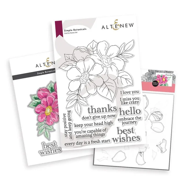 altenew-simple-botanicals-complete-bundle-stempel-blumen image 1