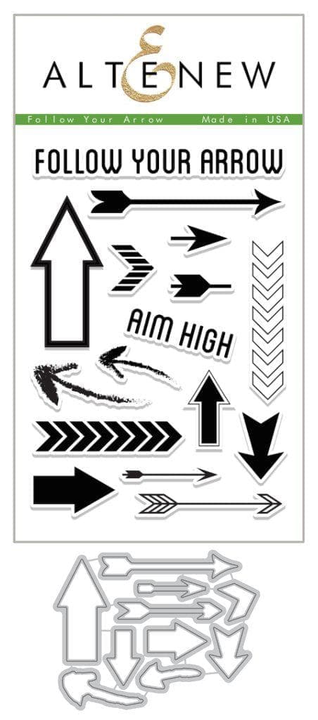 altenew-follow-your-arrow-stempel-bundle-pfeile-4x6 image 1