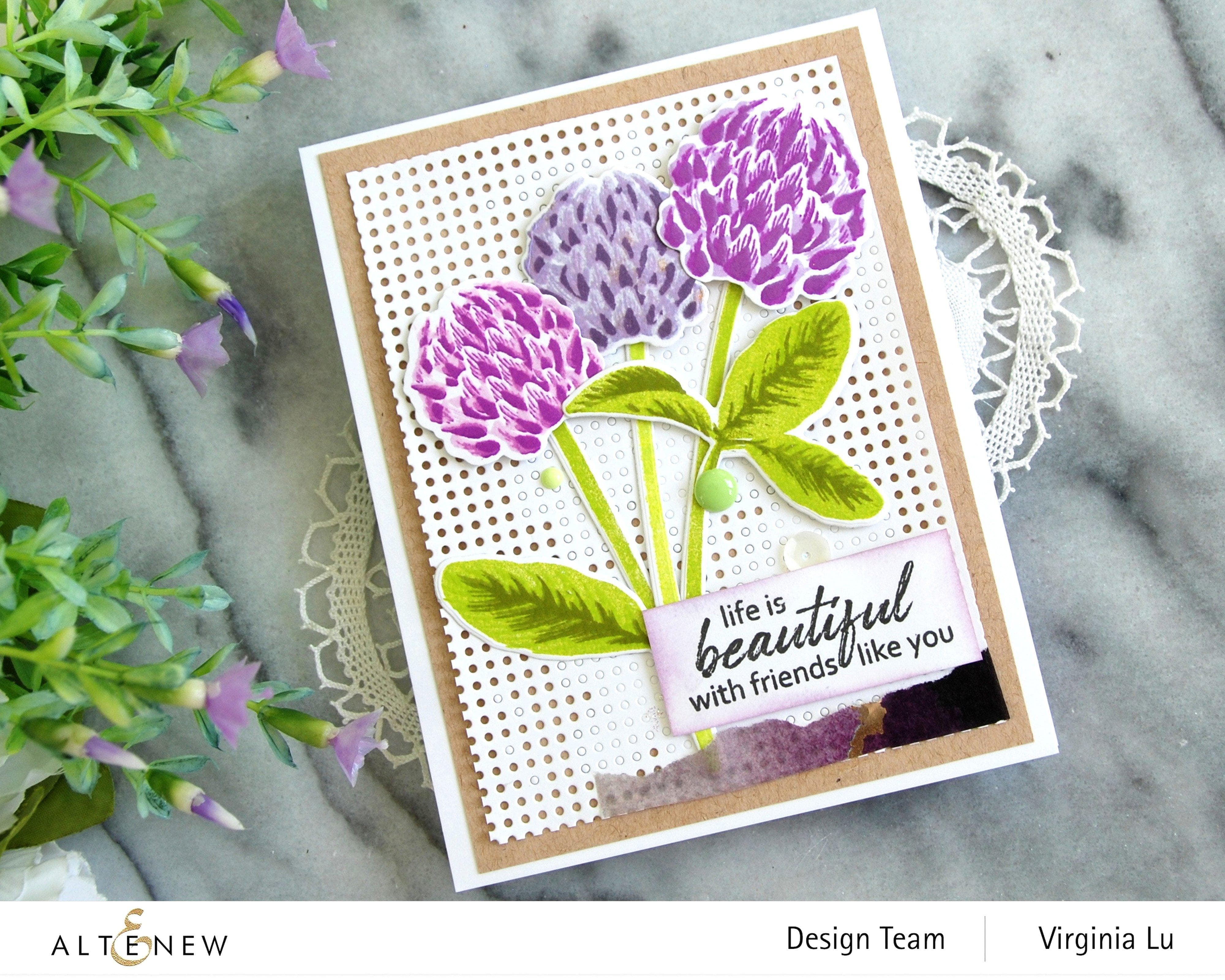 altenew-build-a-flower-clover-stempel-stanzen-set-klee image 6