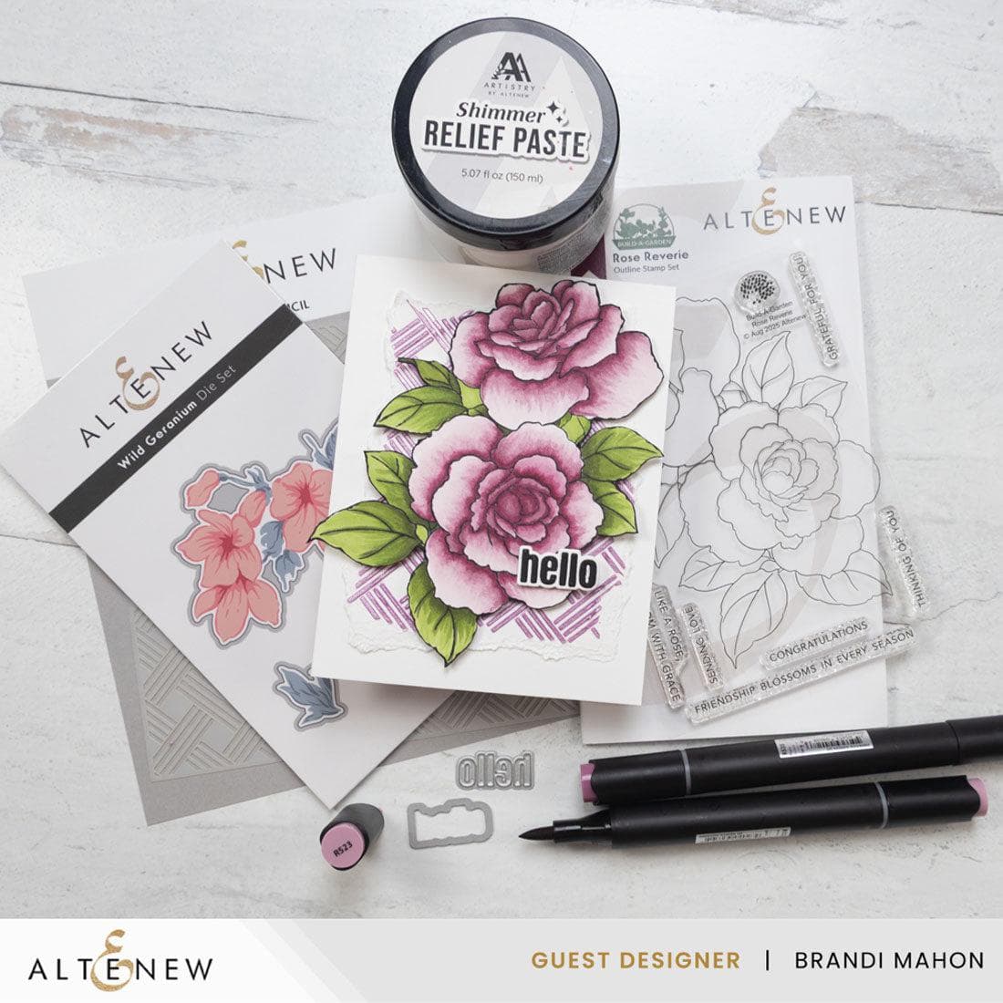 altenew-build-a-garden-rose-reverie-stempel-schablone-stanze image 8