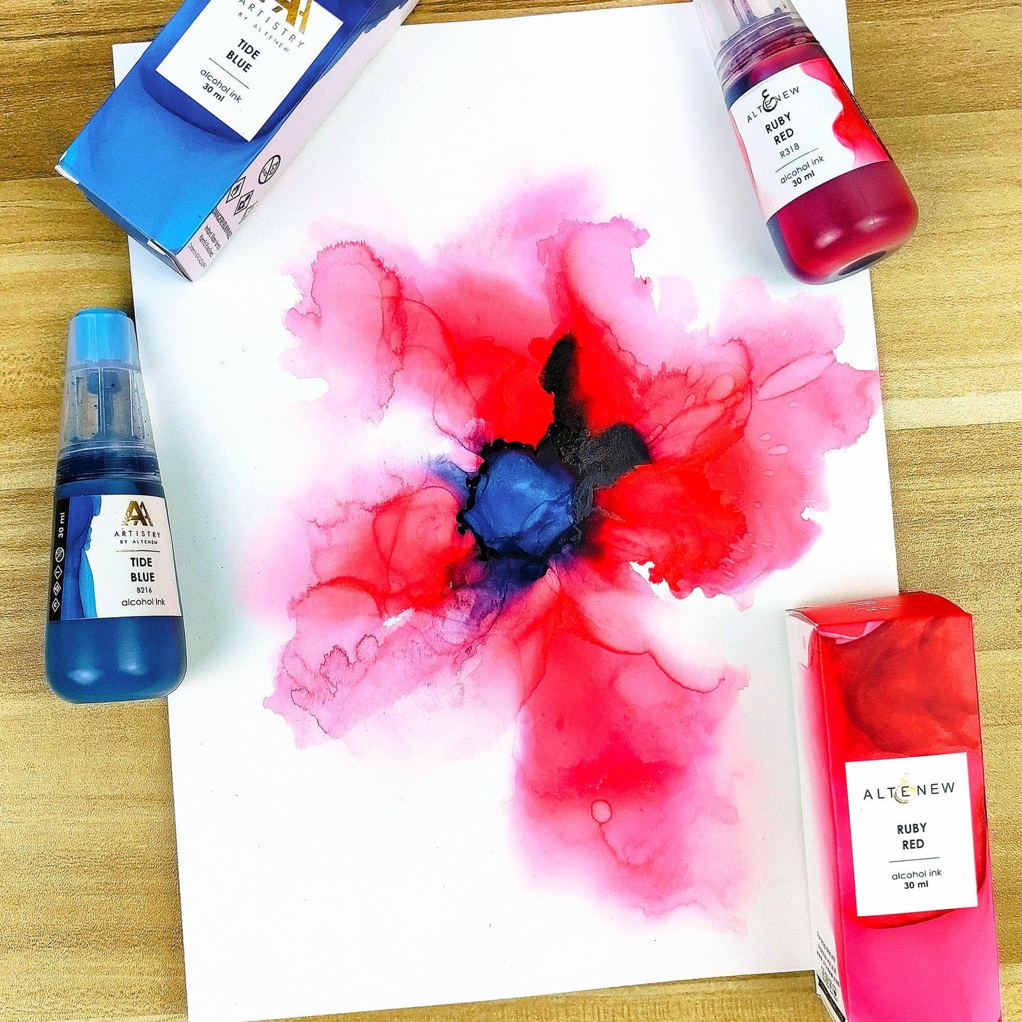 altenew-red-cosmos-alcohol-ink-bundle-4x30ml-rot-rosa image 7