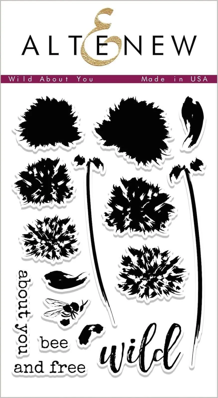altenew-wild-about-you-stempelset-layering-4x6-wildblumen image 1
