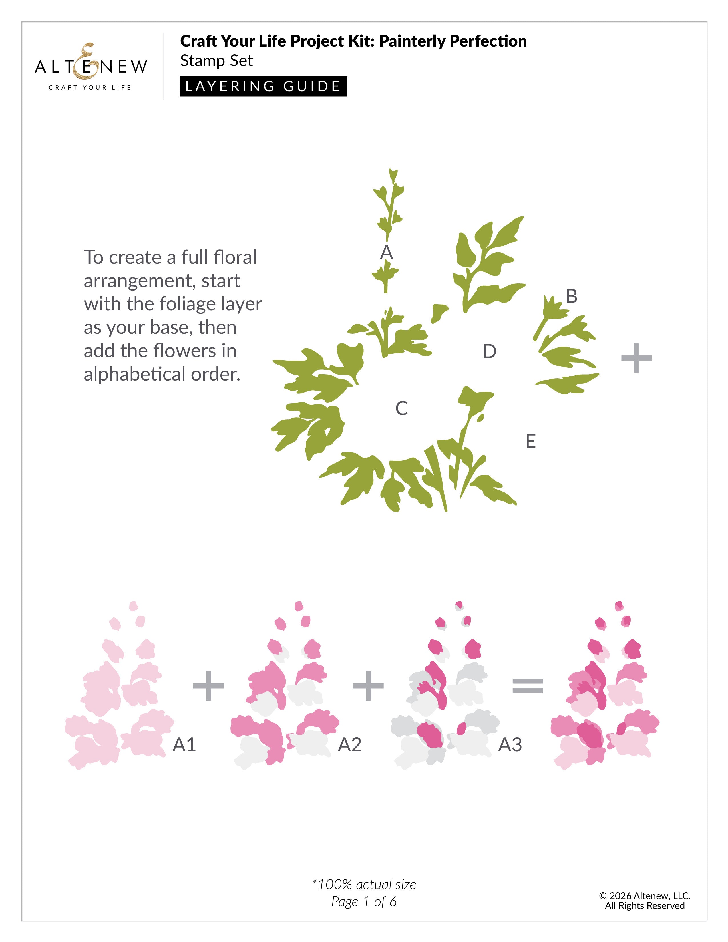 altenew-painterly-perfection-project-kit-blumen-stempel image 3